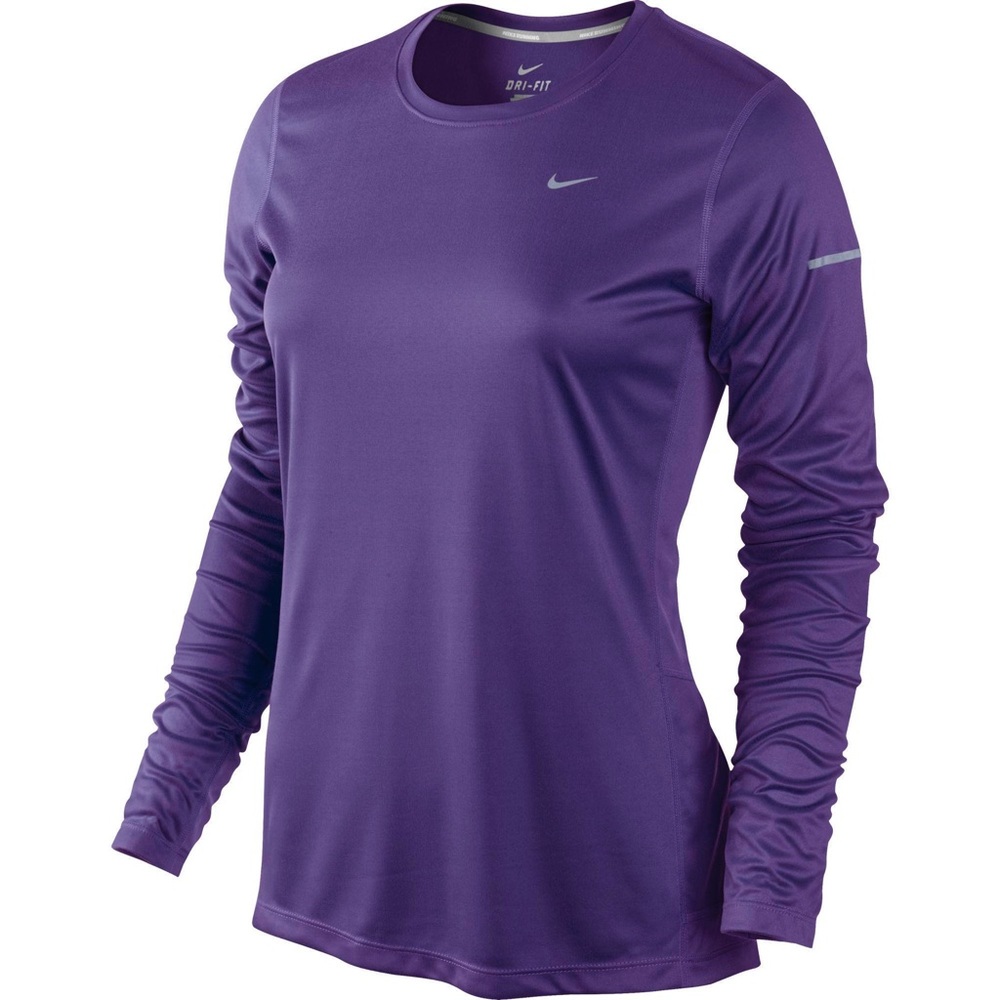 (SOLD) Nike Dri-Fit Purple Long Sleeve Running Shirt